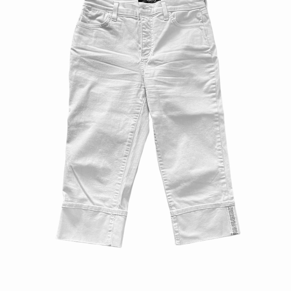 NYDJ White Denim Capris Classic Style